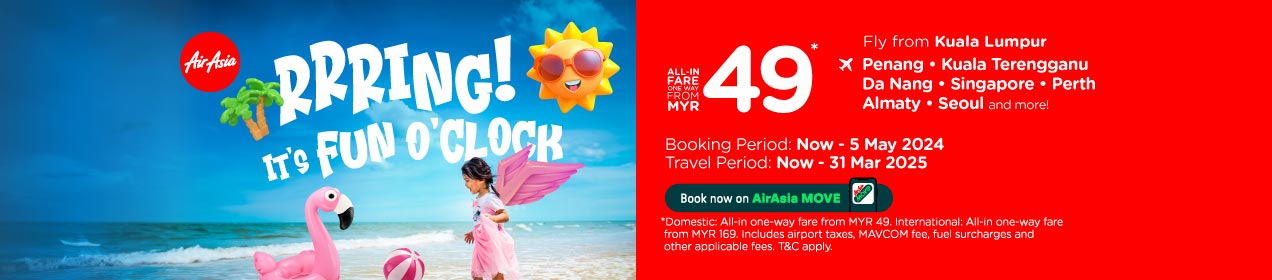 Fly Now! From MYR 49* one way, book by 31 Mar 2025