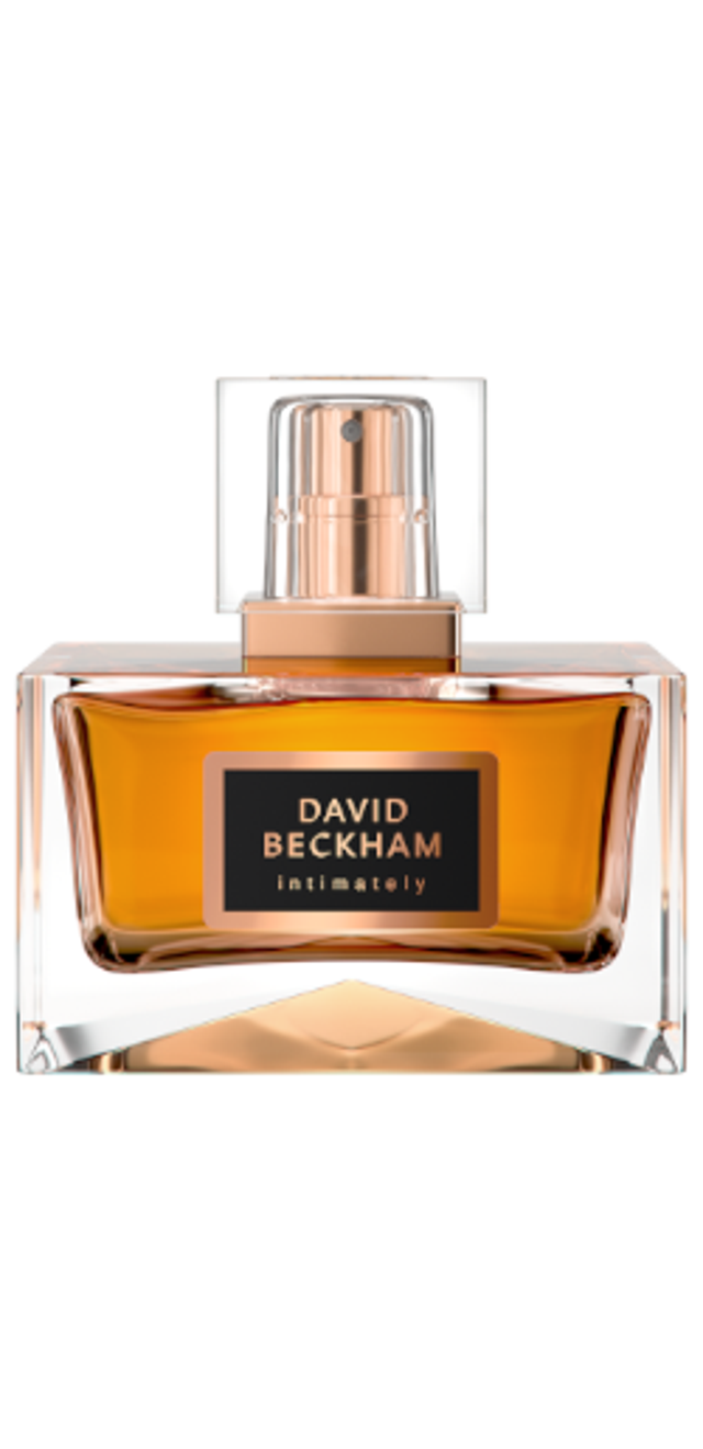 Bottle of Intimately, Eau de Toilette for him, Beckham Fragrance