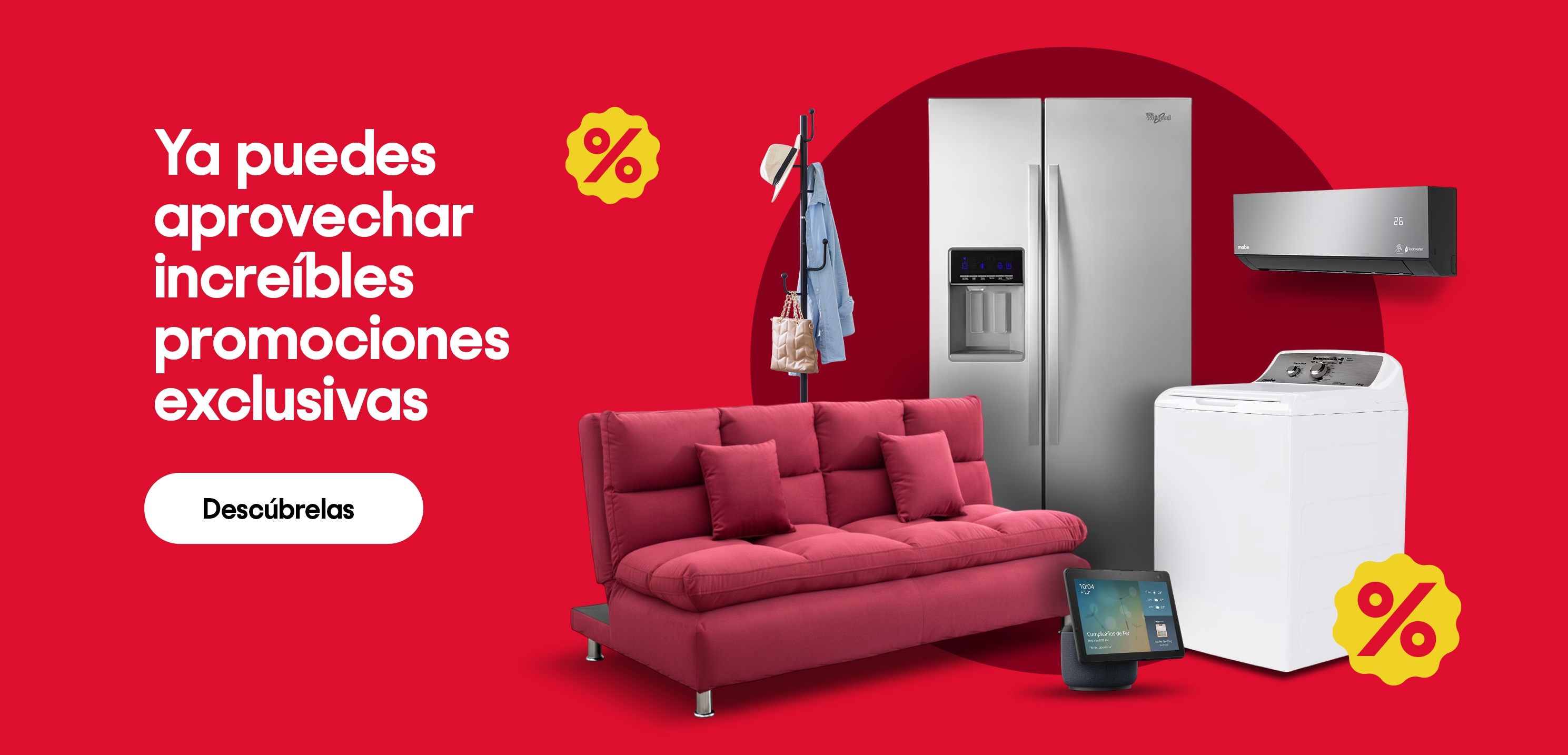 Ya puedes aprovechar increíbles promociones exclusivas. Pulsa aquí para descubrirlas.