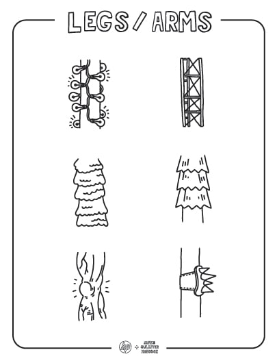 Leg For Colouring Printables - Free Colouring Pages & Learning worksheets | HP® Official Site