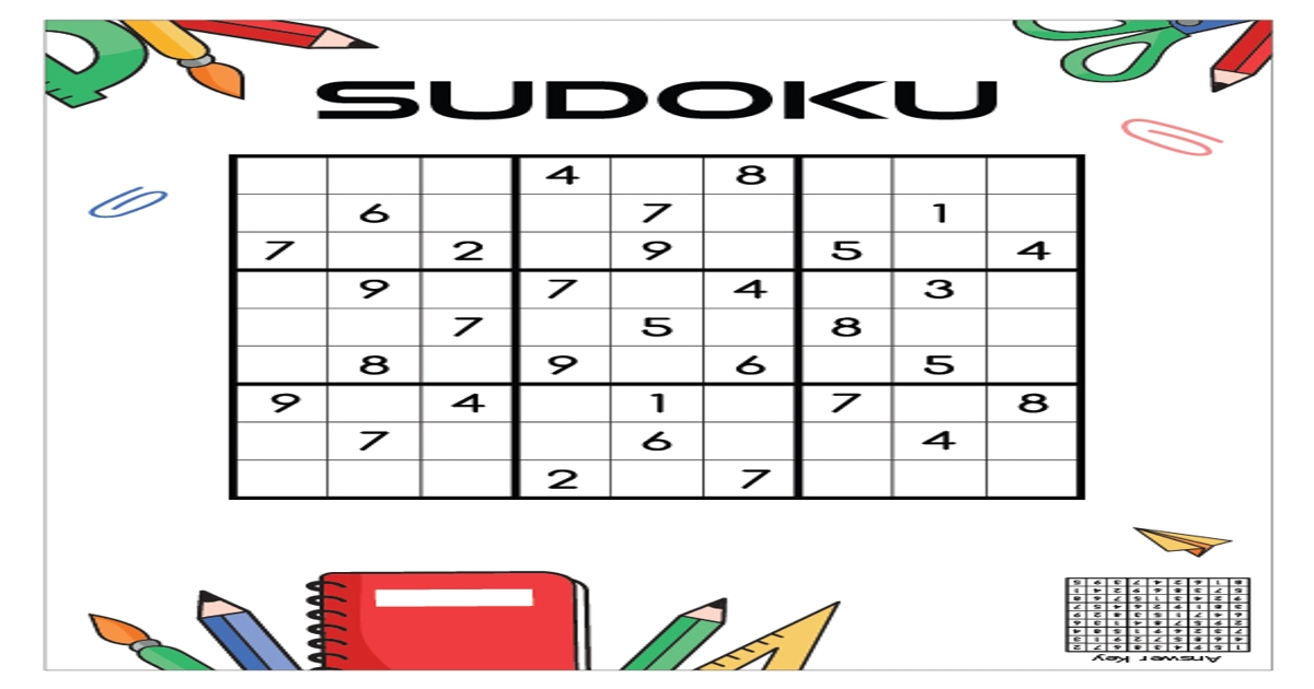 HP para Imprimir - Jogo de Sudoku 01