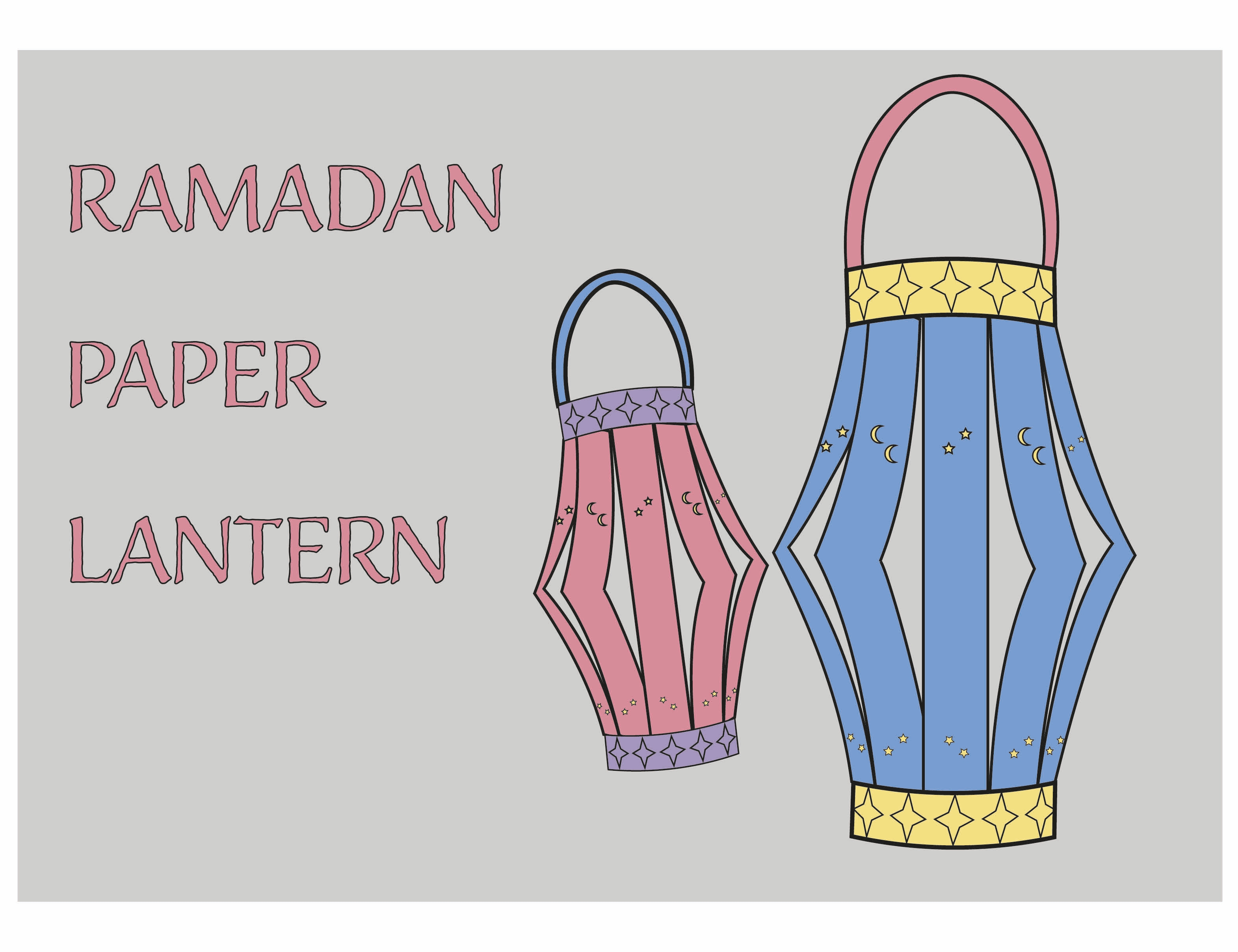 Printables Ramadan Paper Lanterns HP United Kingdom