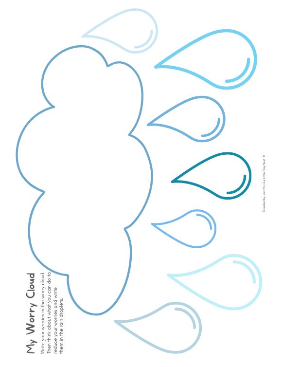 Printables - My worry cloud | HP® Singapore