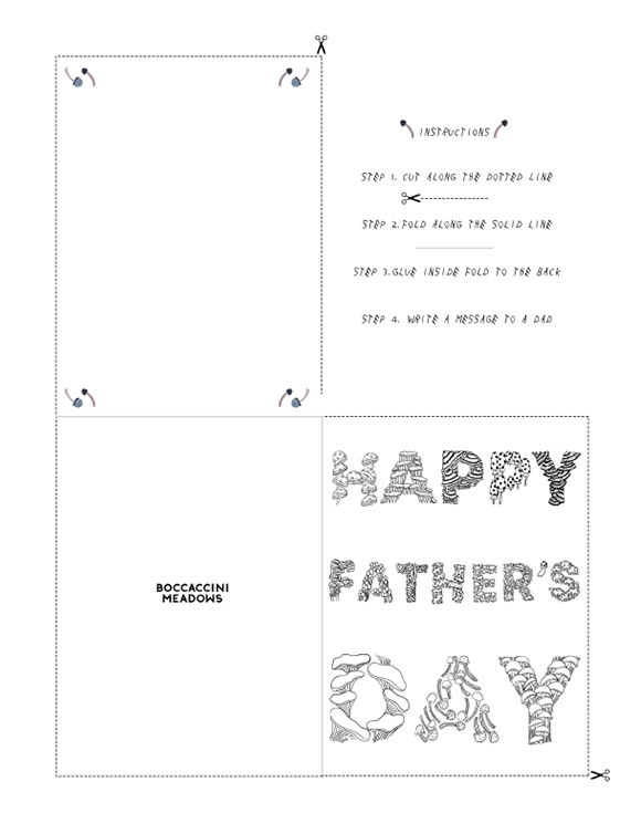 Printables - Happy Father's Day coloring card | HP® Philippines