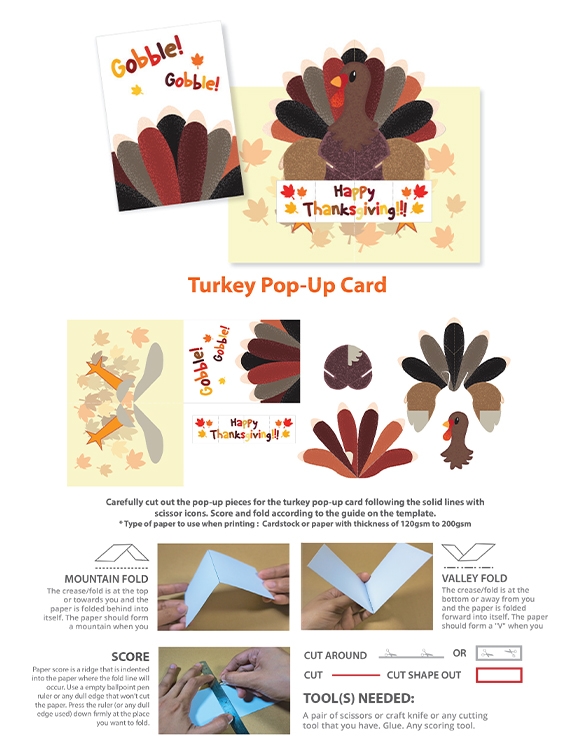 Thanksgiving day activities and crafts