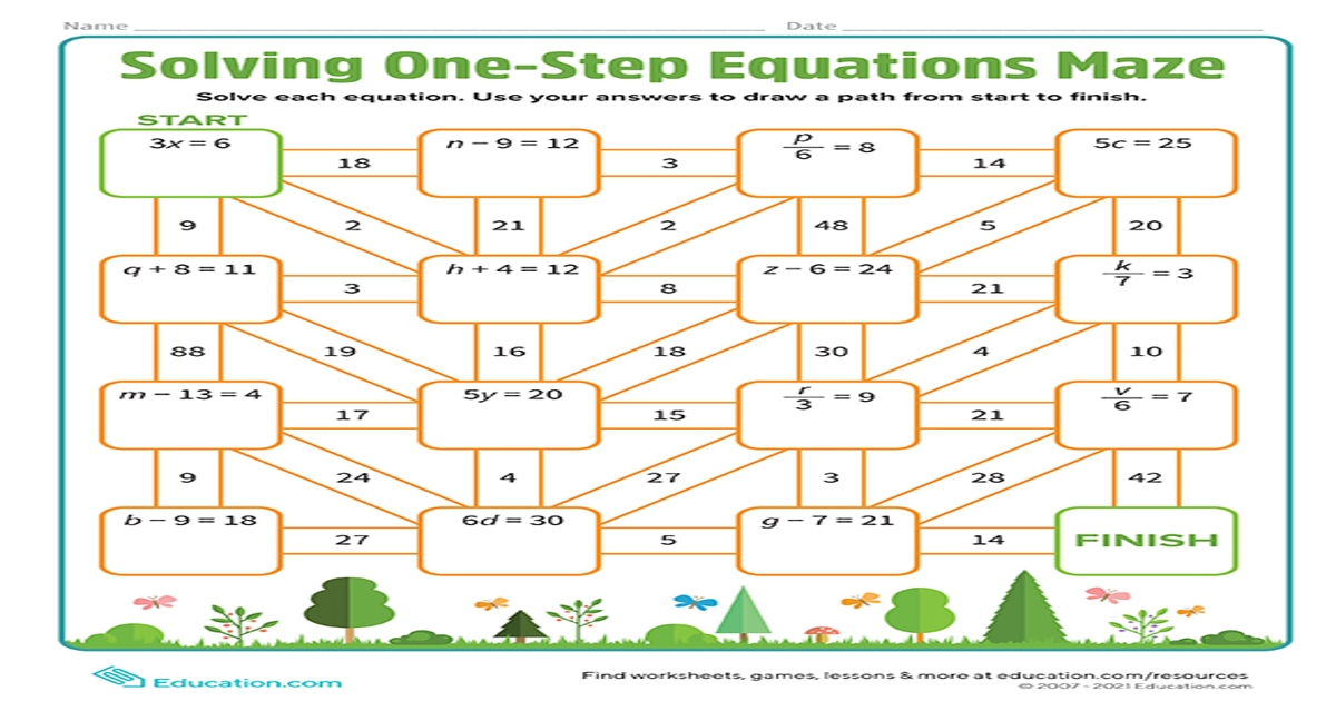 printables-solving-one-step-equations-maze-hp-official-site