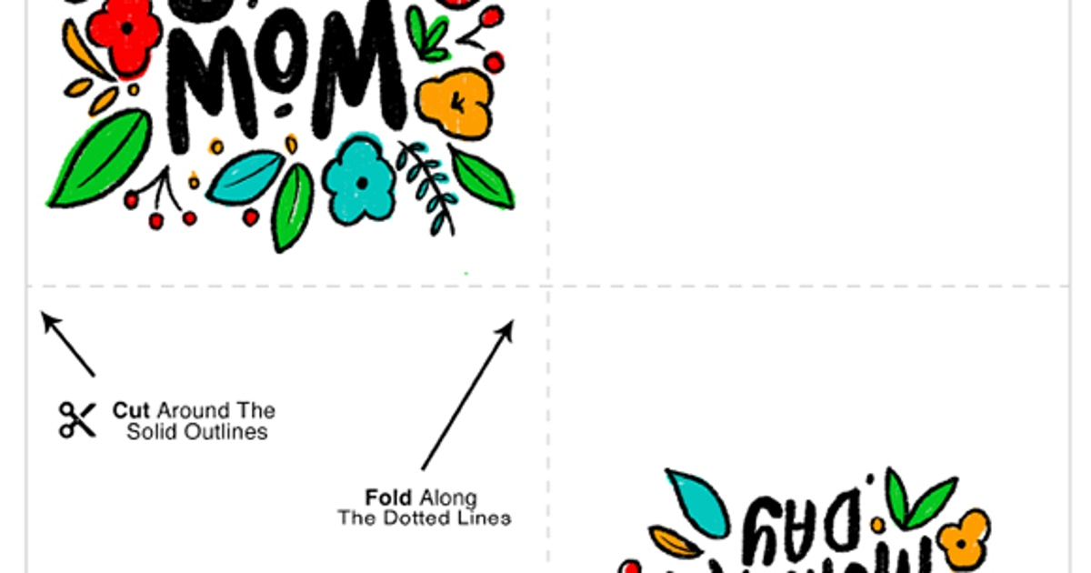 Printables Love You Mom Card Hp South Africa Printables Love You Mom Card Hp South Africa