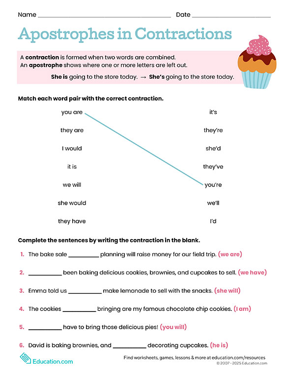 Apostrophe S Worksheet