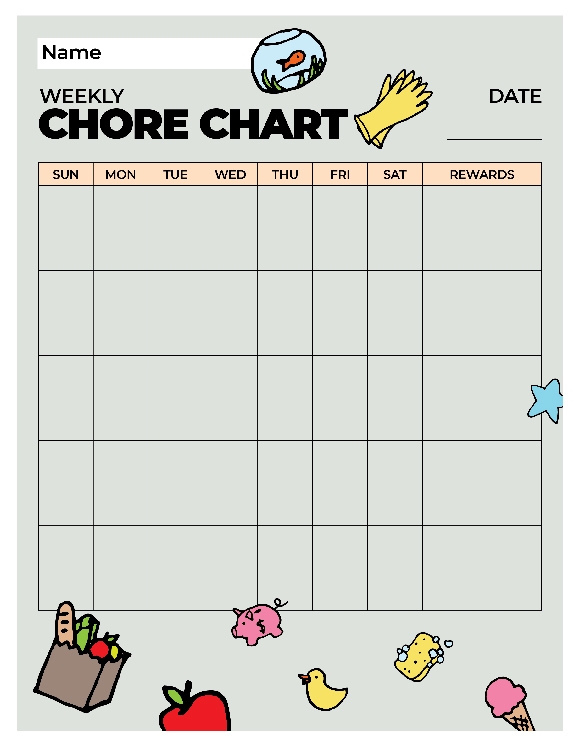 Printables - Chores Chart 3 | HP® Official Site