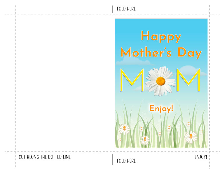 Printables - HP Mother's day card - Baseball