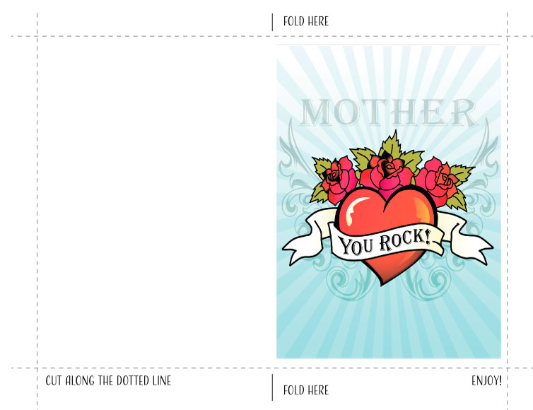 Tattoo Mother Greeting Card Tattoo Mother Greeting Card