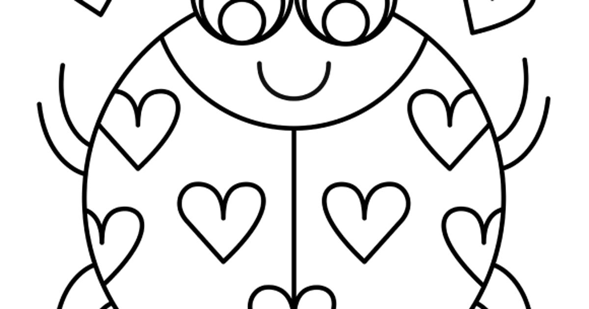 Printables Love Bug Coloring Page by Danielle Chandler HP® Canada