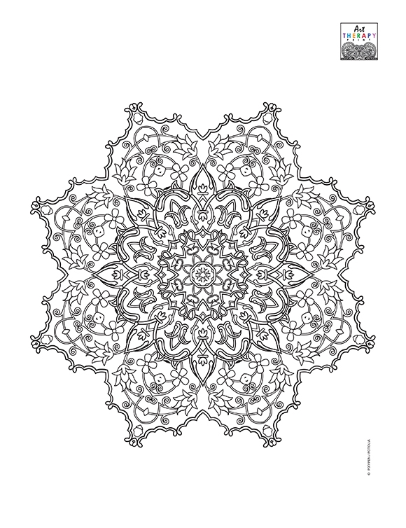 Tulostettavat - Mandala-kuvio 22 | HP® Official Site