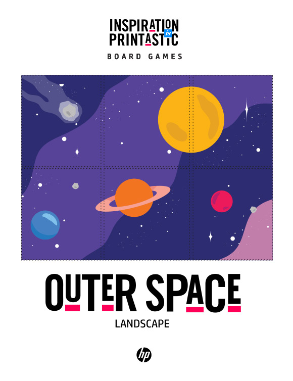 Printables - Board Games Outerspace landscape board  HP® Official Site