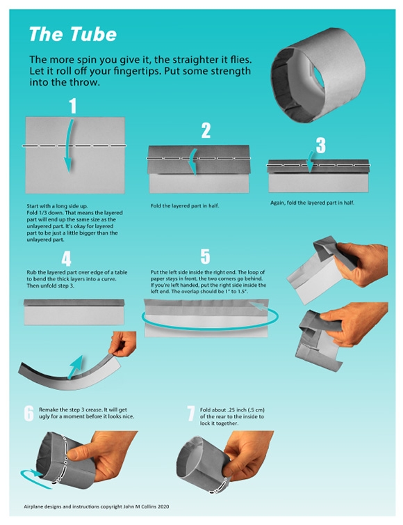 Printables The Tube Paper Plane HP® Official Site