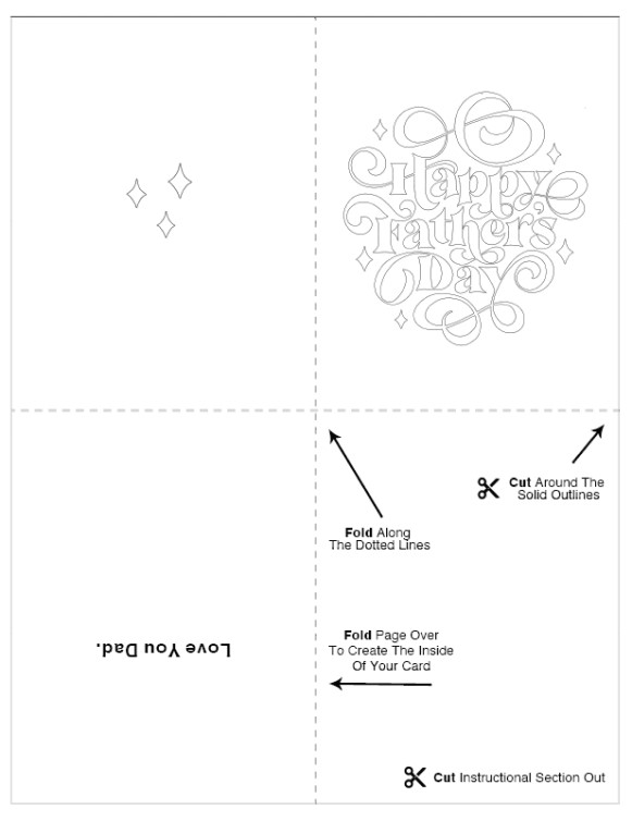 printables happy father s day coloring card hp official site