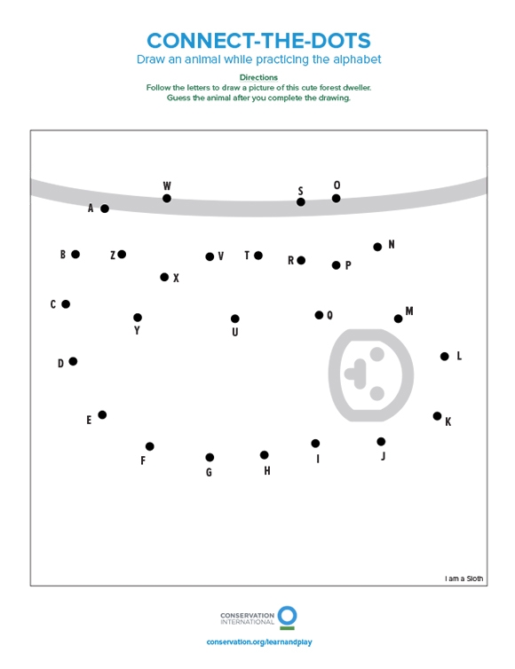 Jacksonville Jaguars Logo dot to dot printable worksheet - Connect The Dots