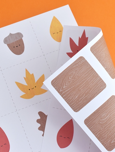 Thanksgiving Memory Match - The image shows a Thanksgiving memory match game.