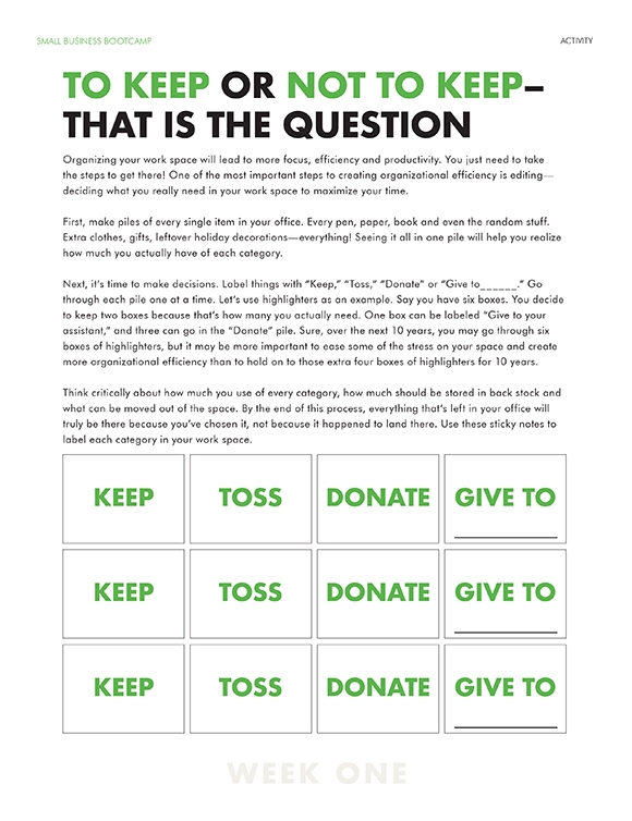 Printables To Keep or Not to Keep Labels HP® United Kingdom