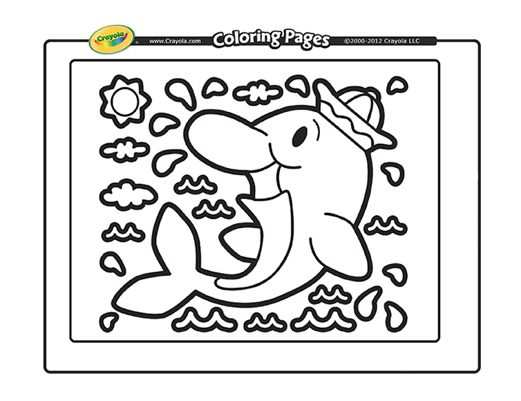 Printables - Dolphin in the Sea | HP® Official Site