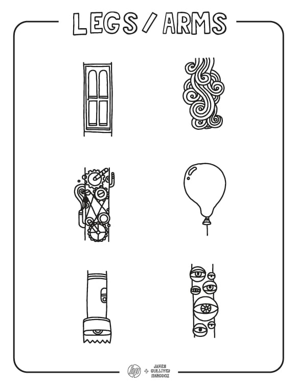 Printables - Legs &amp; Arms 12 | HP® United Arab Emirates