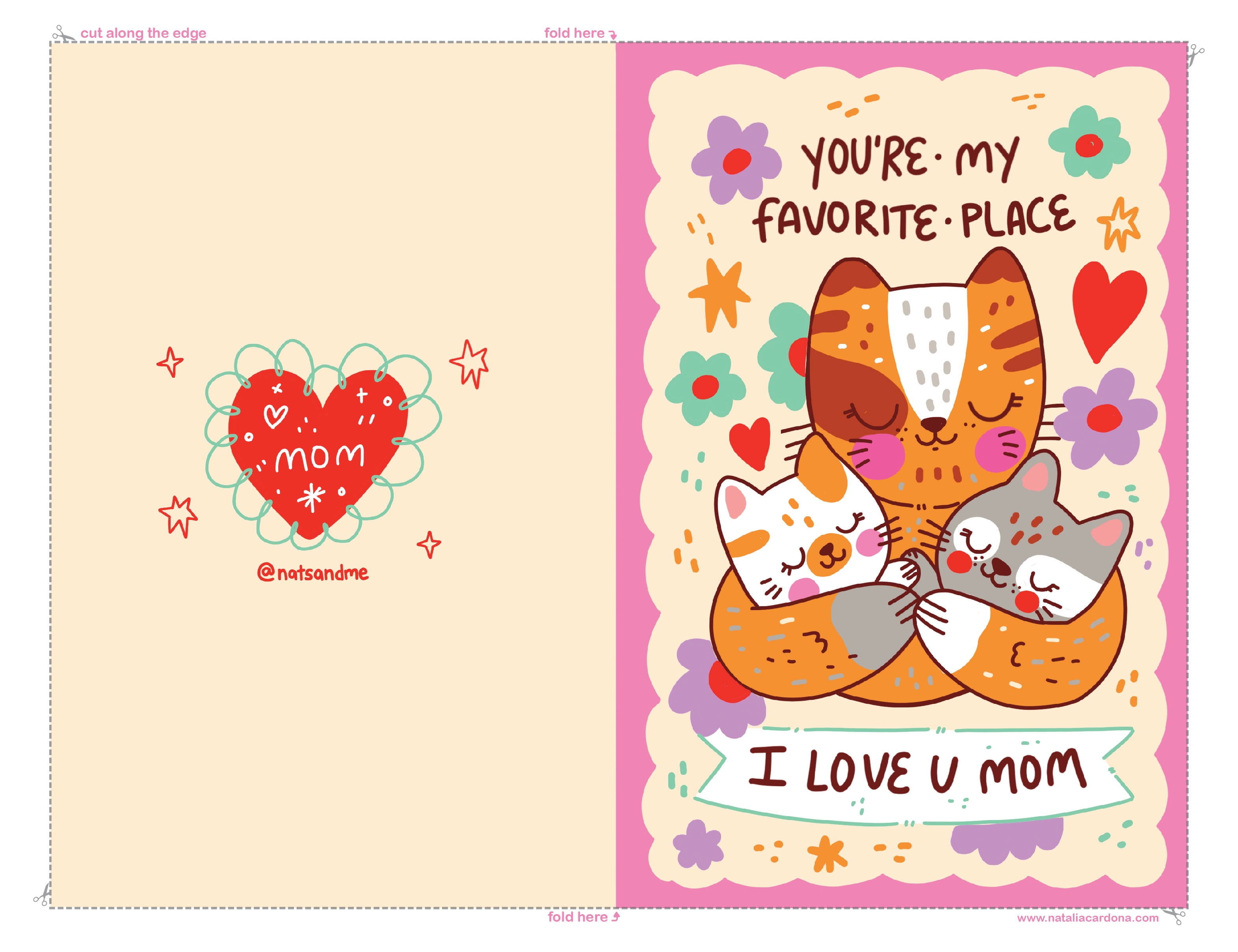 Printables - HP Mother's day card - Baseball