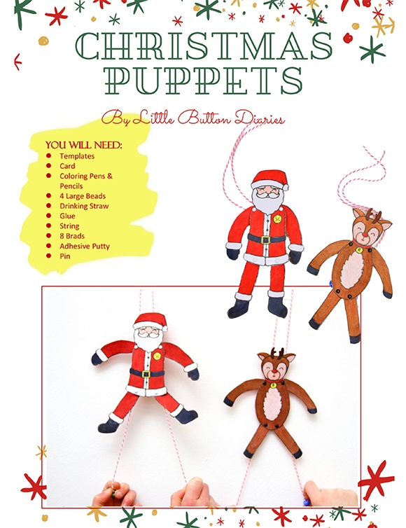 Free Printable Christmas Puppets