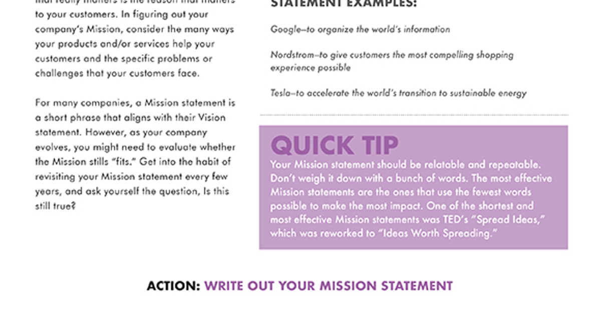 Printables Business Mission Statement Activity HP Official Site printables-business-mission-statement-activity-hp-official-site