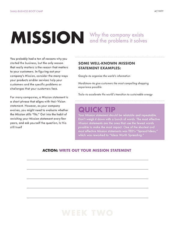 Printables Business Mission Statement Activity HP Official Site Printables Business Mission Statement Activity HP Official Site