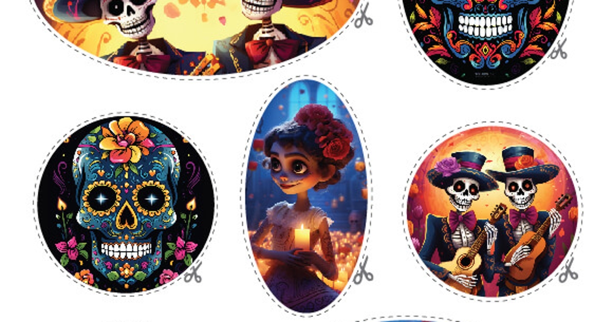 Printable Dia De Los Muertos Decorations