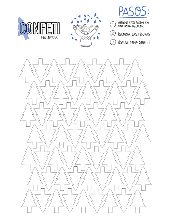 Printables ColorIn Confetti in Spanish HP® Official Site