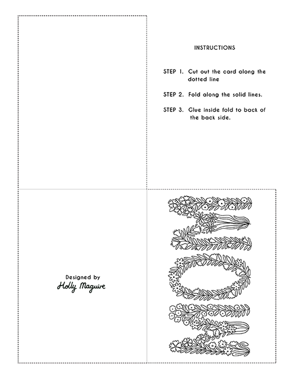Printables - Mom Flower Arrangement ColorIng Card | HP® Canada