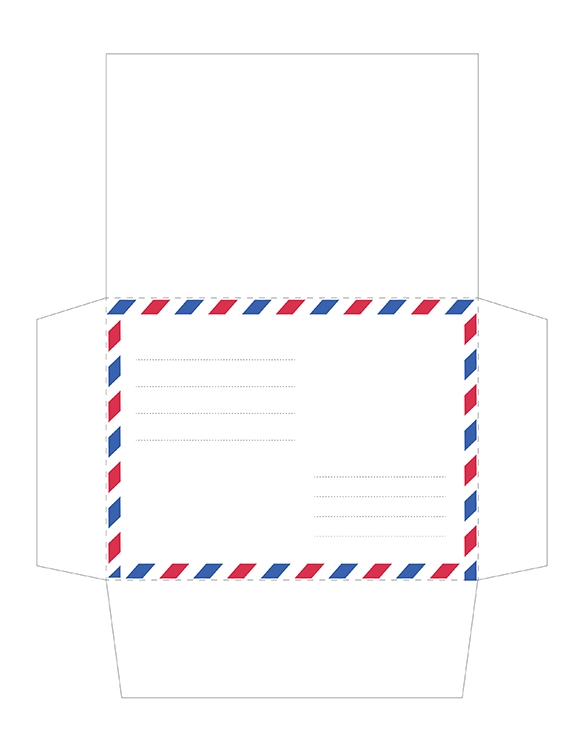 Printables Postal Envelope HP® Official Site Printables Postal Envelope HP® Official Site