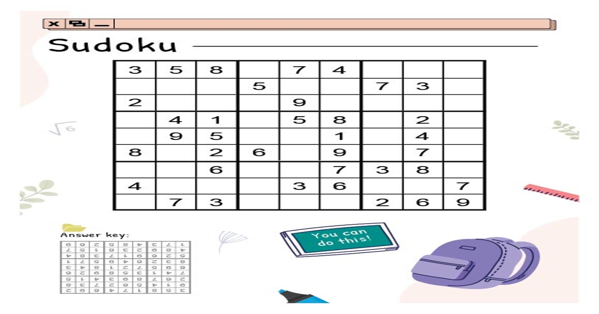 Sudoku - online game 1.8.3 Free Download