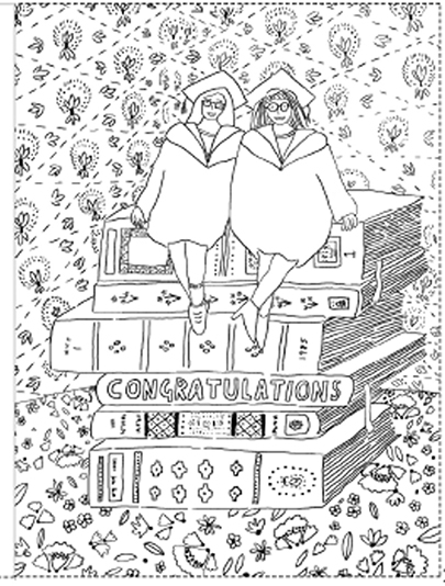 graduation free coloring pages printables hp official site