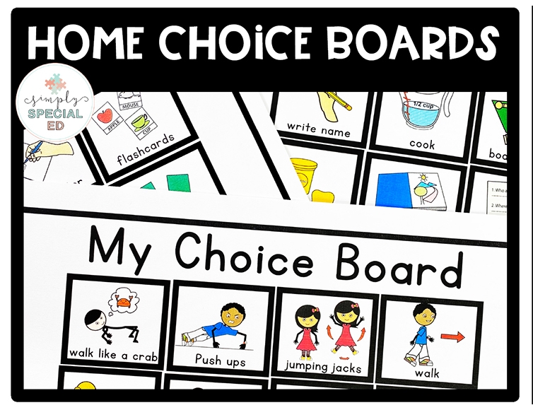 tinyurl choice boards k12