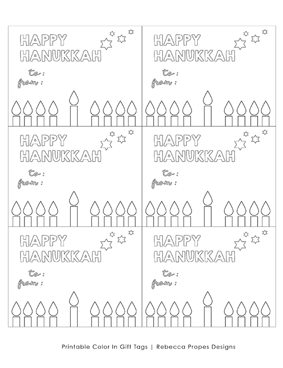 Hanukkah Printable Worksheets