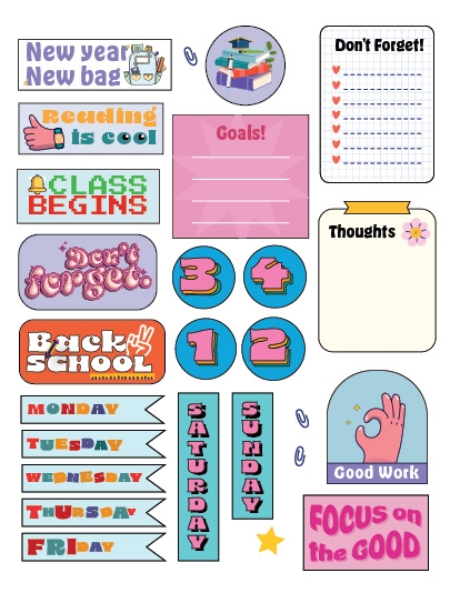 Cute Sewing Stickers. 15 PNG Printable Stickers. (2222663)