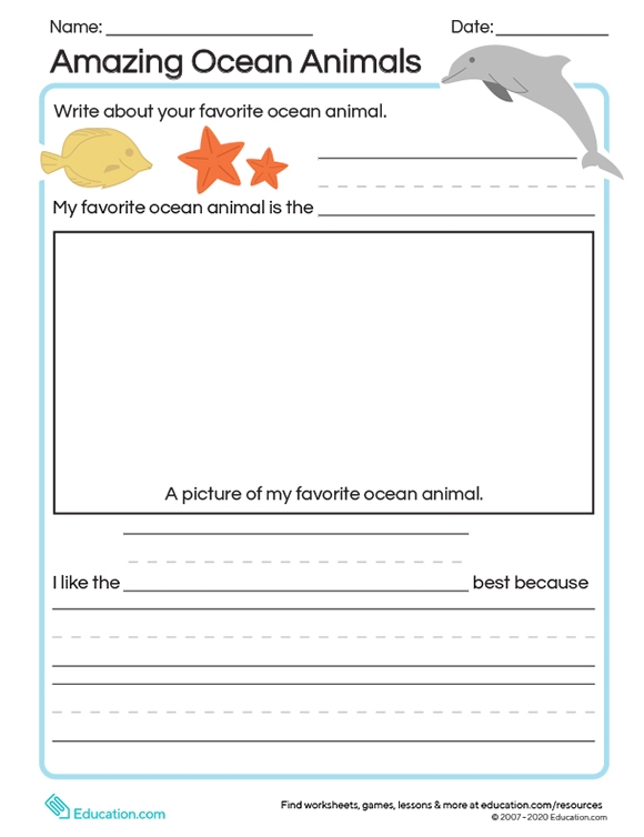 printables amazing ocean animals hp official site
