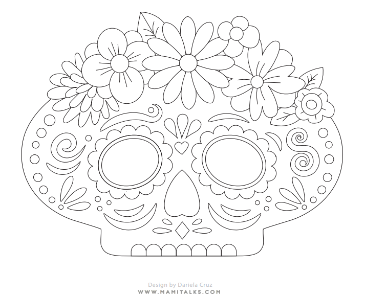 Rudyard Kipling baseren Vorming Printables - Dia de Los Muertos Sugar Skull Masks | HP® Official Site