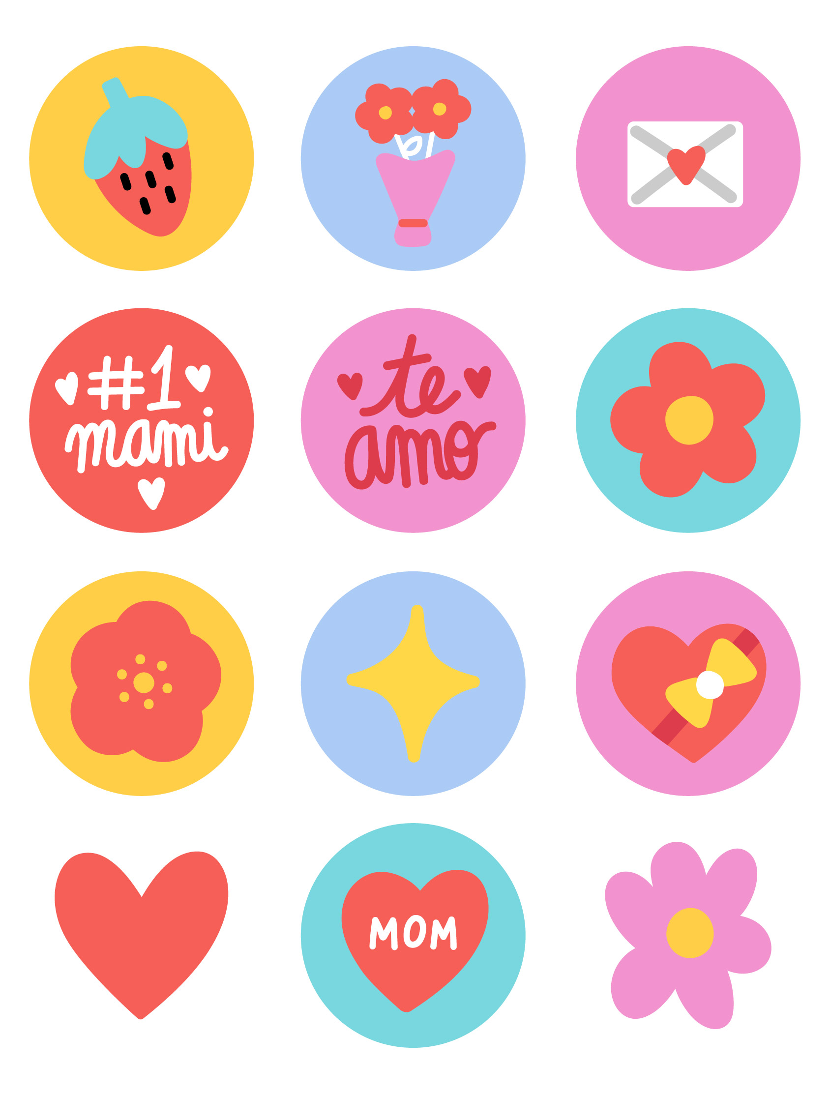 Printable Valentine's Day Stickers - Printables 4 Mom