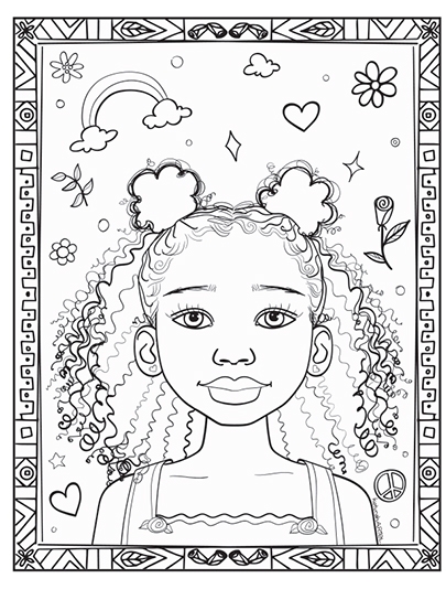 Little Girl - by Keturah Ariel - the image shows a little girl