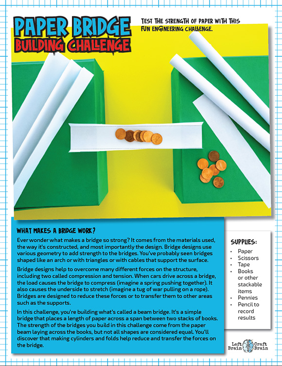 Printables Paper Bridge Building Challenge HP® United Arab Emirates