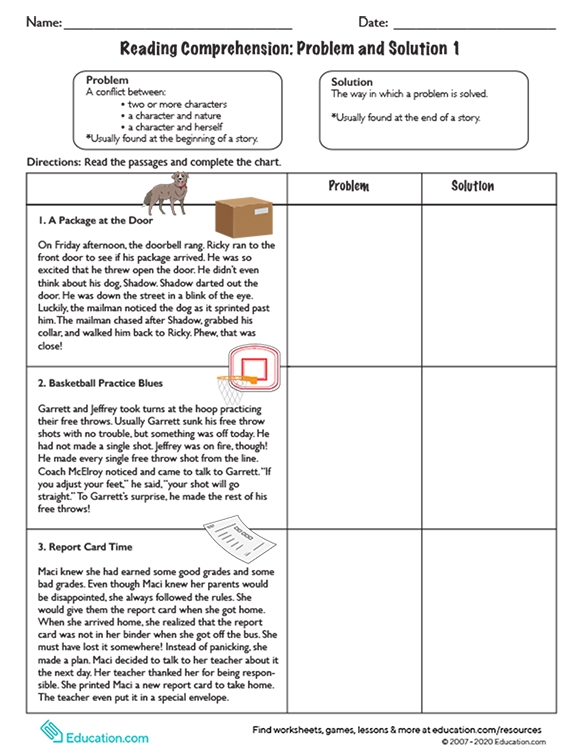 printables-reading-comprehension-problem-and-solution-1-hp