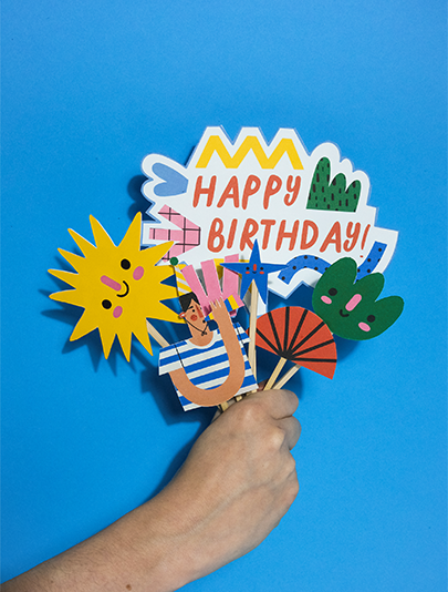 Birthday Cake Toppers - Create fun birthday cake toppers