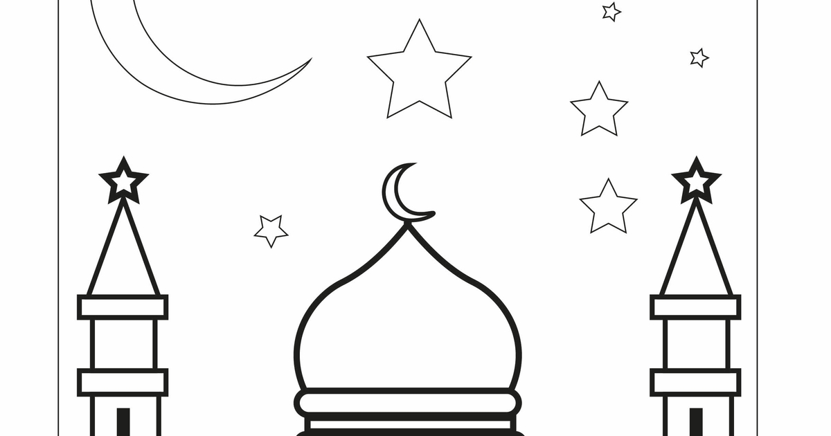 Printables Colouring Ramadan Kareem Poster HP® Singapore
