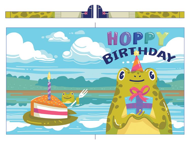 Printables - Frog Birthday Card | HP® Malaysia
