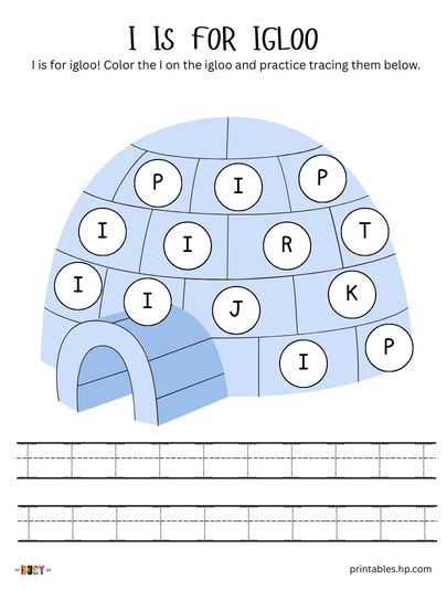 I is for Igloo