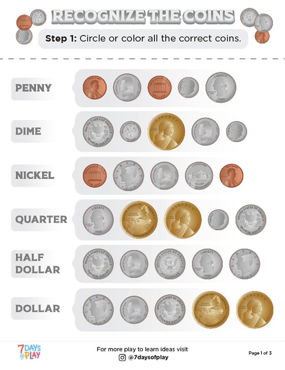 Printables Printable Coins HP Official Site Printables Printable Coins HP Official Site