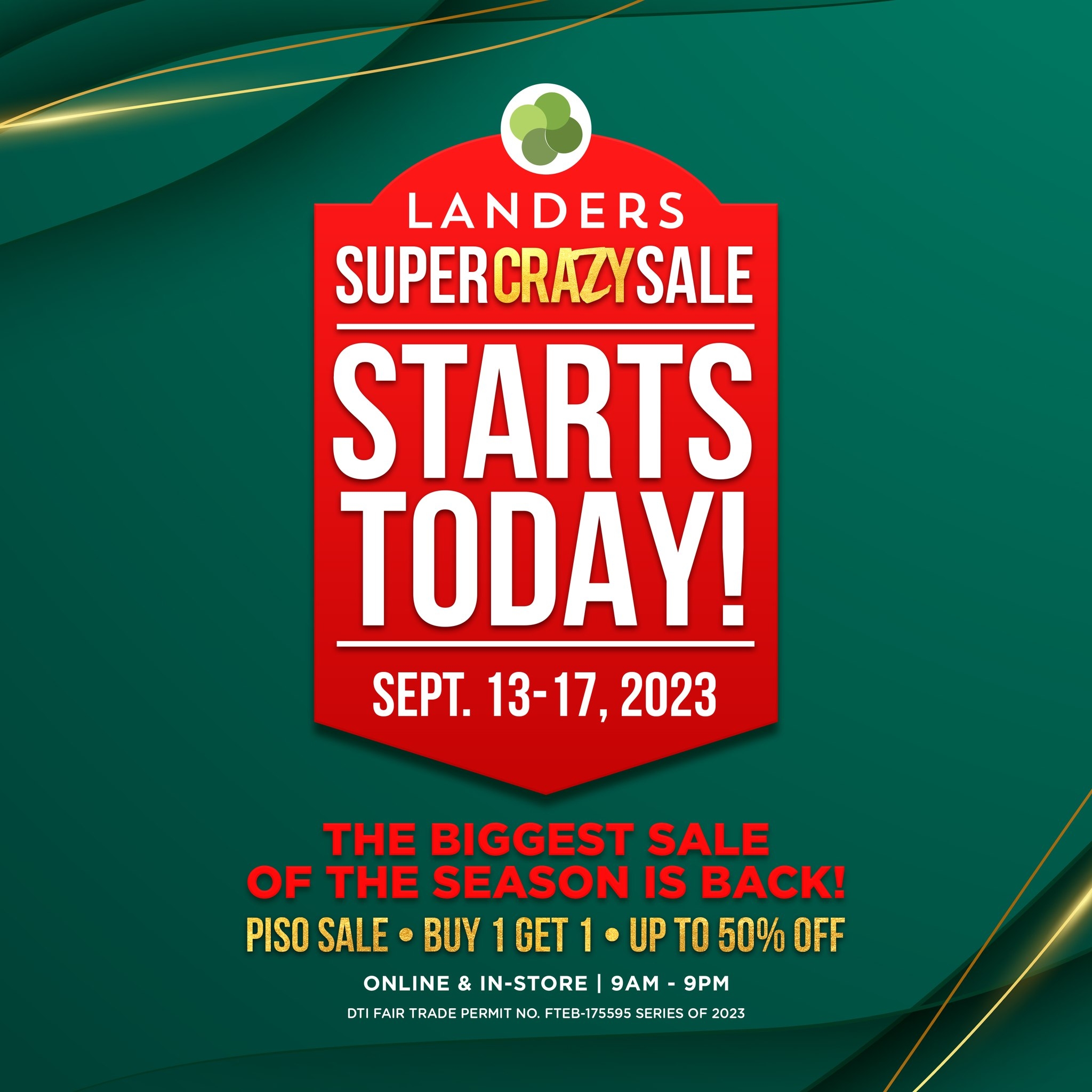 Landers Superstore Big 50% Off Sale October 2023